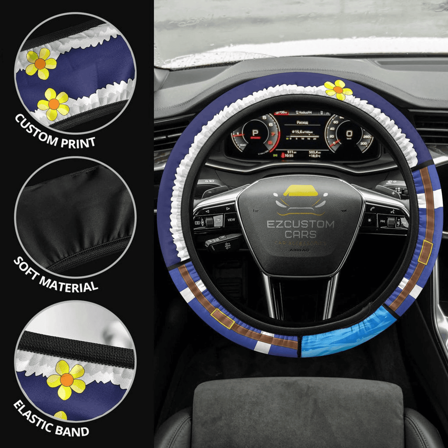 Juvia Lockser Fairy Tail Anime Steering Wheel Cover
