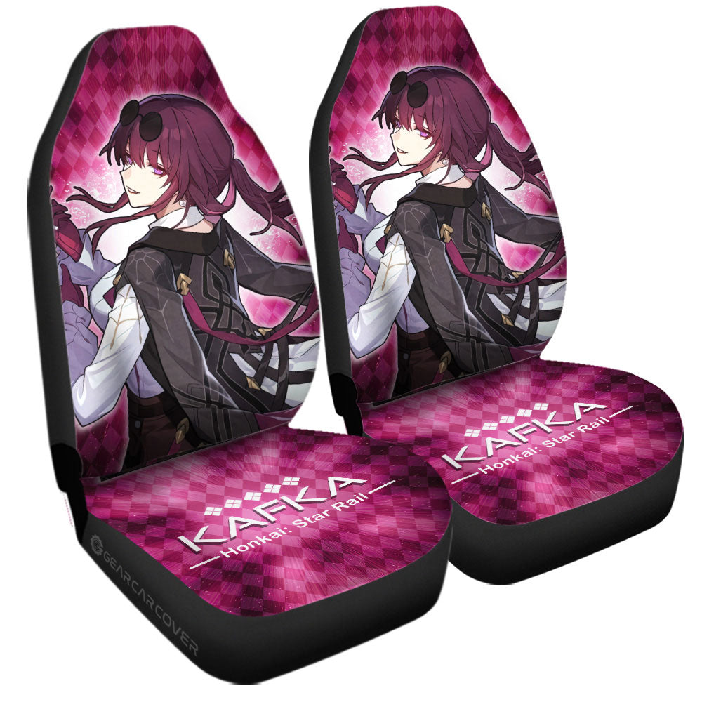 Kafka Car Seat Covers Custom Honkai Star Rail Car Accessories