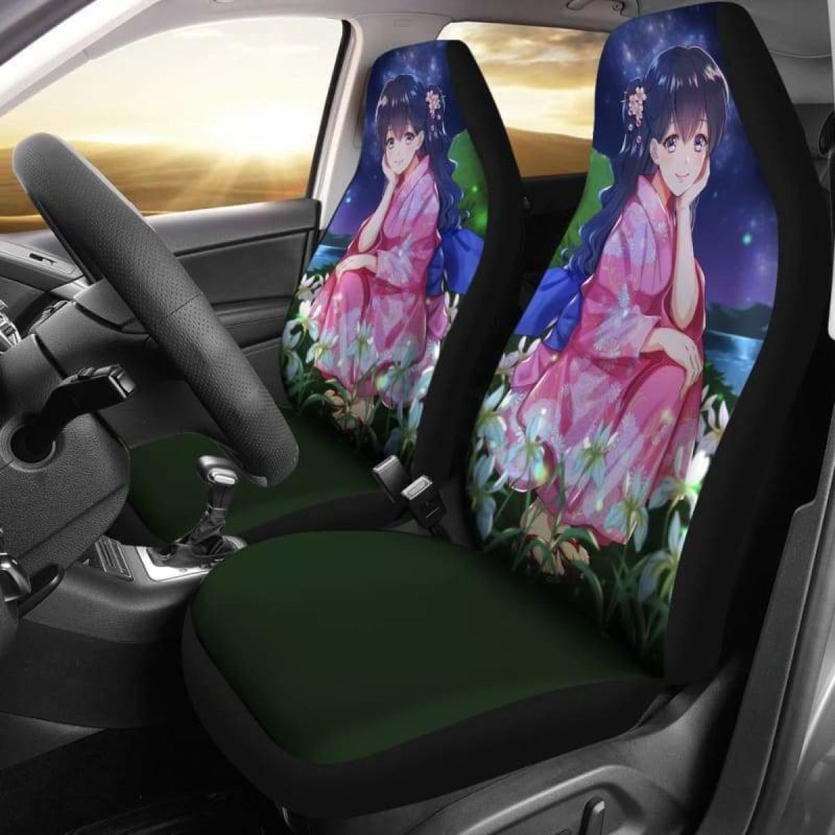 Kagome Inuyasha Car Seat Covers Universal Fit 051312