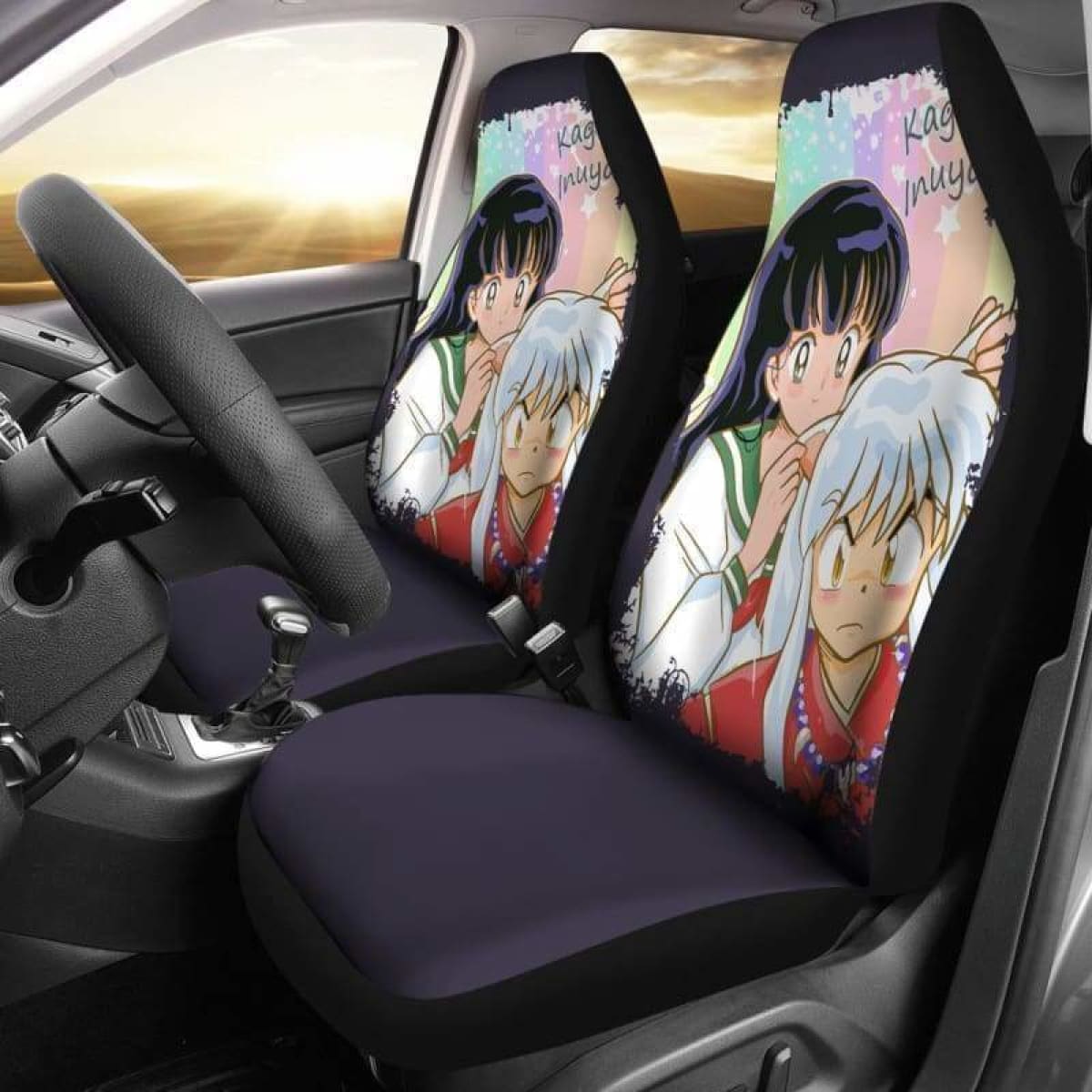 Kagome Love Inuyasha Car Seat Covers Universal Fit 051312