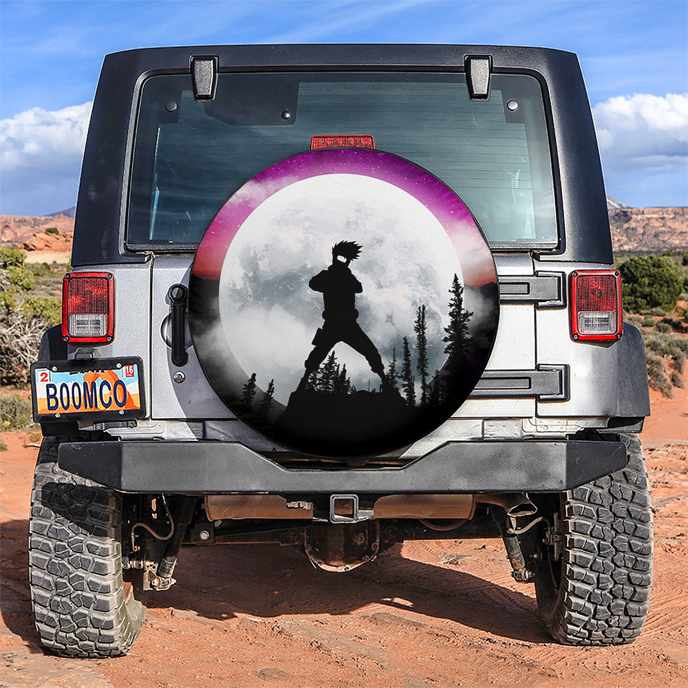Kakashi Moon Night Car Spare Tire Cover