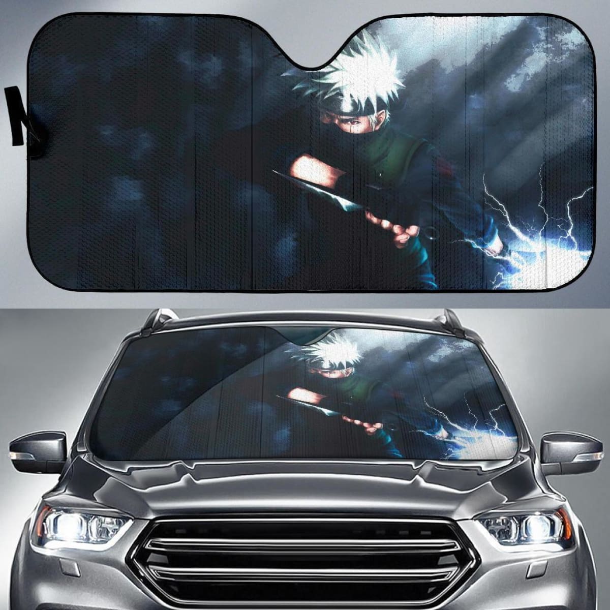 Kakashi Naruto Anime Auto Sun Shades Nh06 Universal Fit 111204