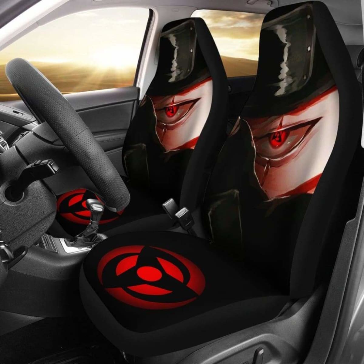 Kakashi Sharingan Seat Covers 101719 Universal Fit
