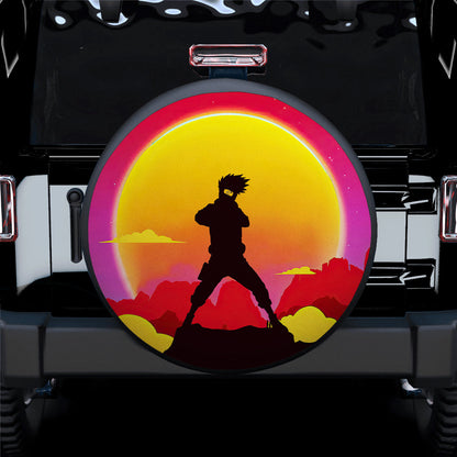 Kakashi Sunset Car Spare Tire Cover