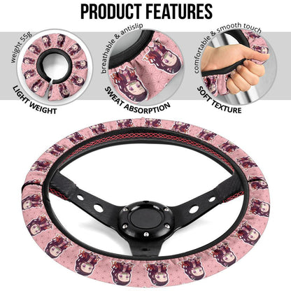 Kamado Nezuko Demon Slayer Anime Car Steering Wheel Cover 3