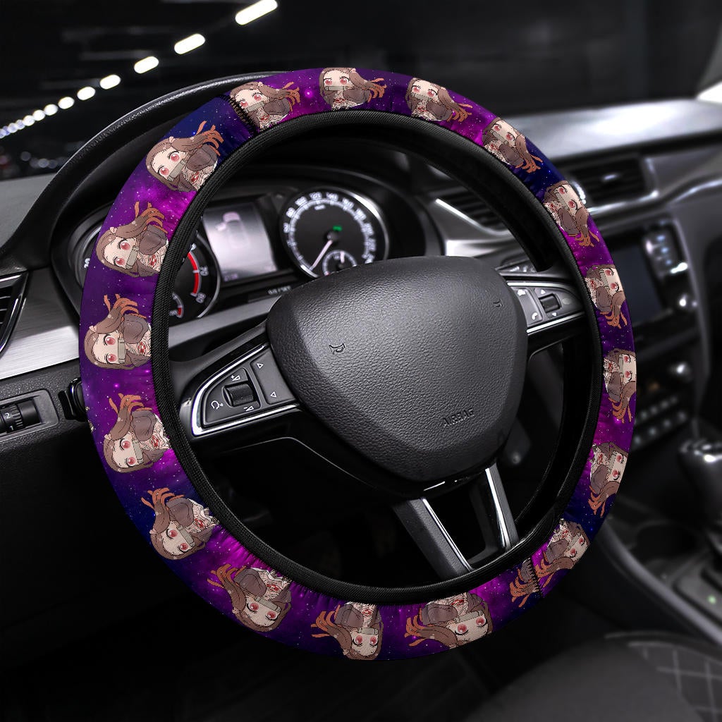 Kamado Nezuko Demon Slayer Anime Premium Custom Car Steering Wheel Cover 2