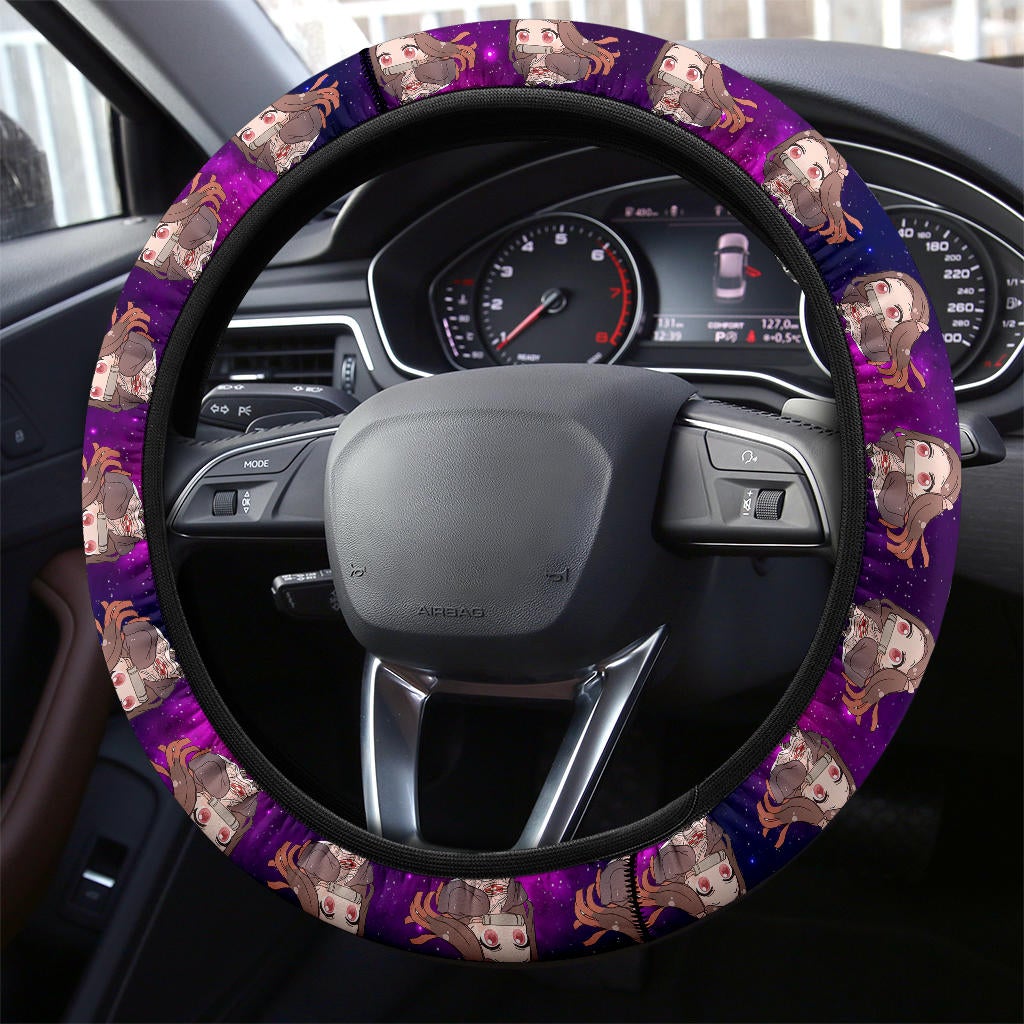 Kamado Nezuko Demon Slayer Anime Premium Custom Car Steering Wheel Cover 2