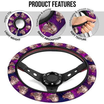 Kamado Nezuko Demon Slayer Anime Premium Custom Car Steering Wheel Cover 2