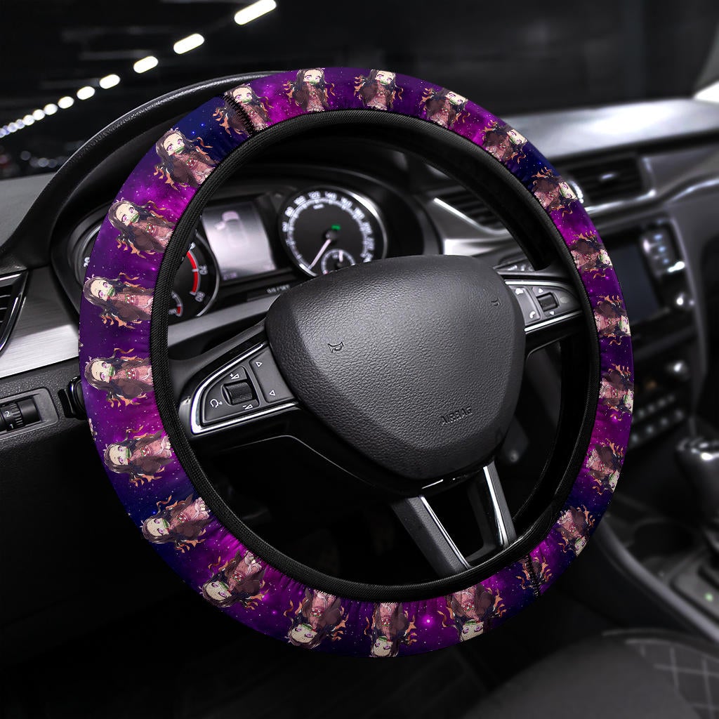 Kamado Nezuko Demon Slayer Anime Premium Custom Car Steering Wheel Cover 4