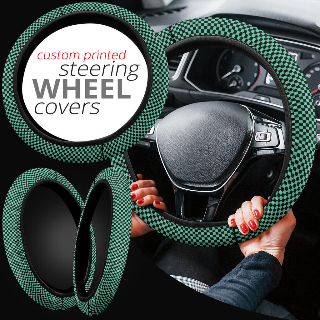 Kamado Tanjiro Demon Slayer Anime Car Steering Wheel Cover 1