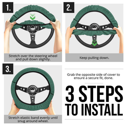 Kamado Tanjiro Demon Slayer Anime Car Steering Wheel Cover 1