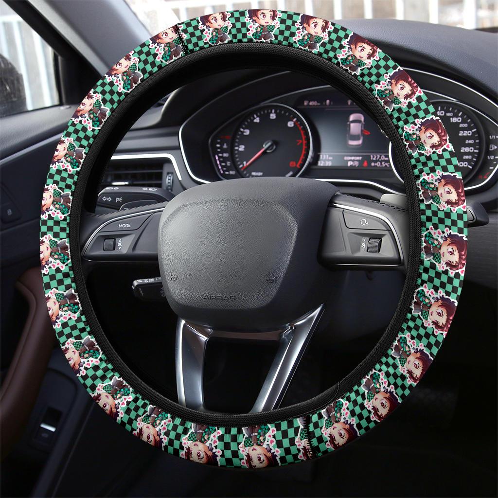 Kamado Tanjiro Demon Slayer Anime Car Steering Wheel Cover 2