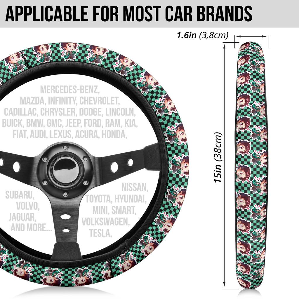 Kamado Tanjiro Demon Slayer Anime Car Steering Wheel Cover 2