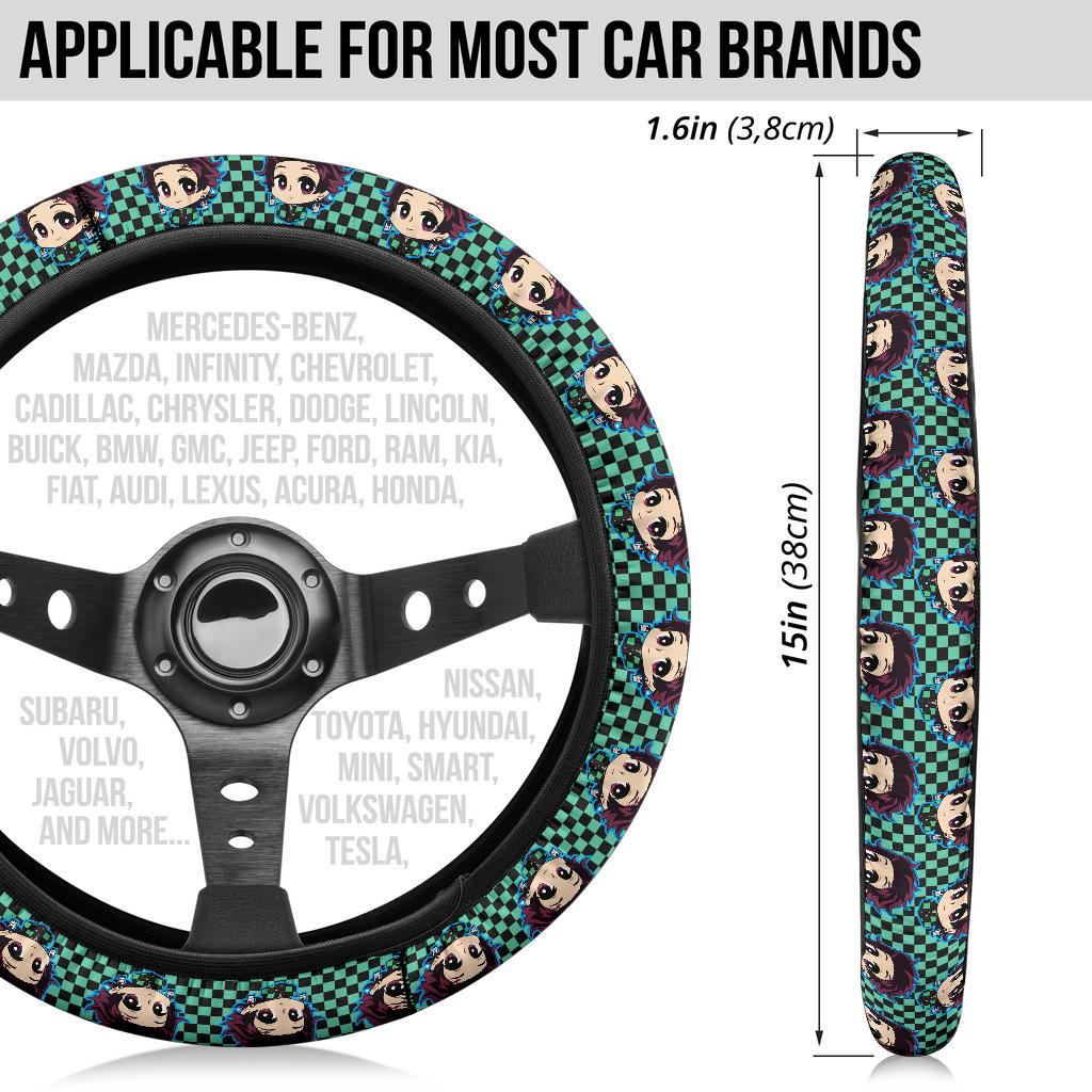 Kamado Tanjiro Demon Slayer Anime Car Steering Wheel Cover 5