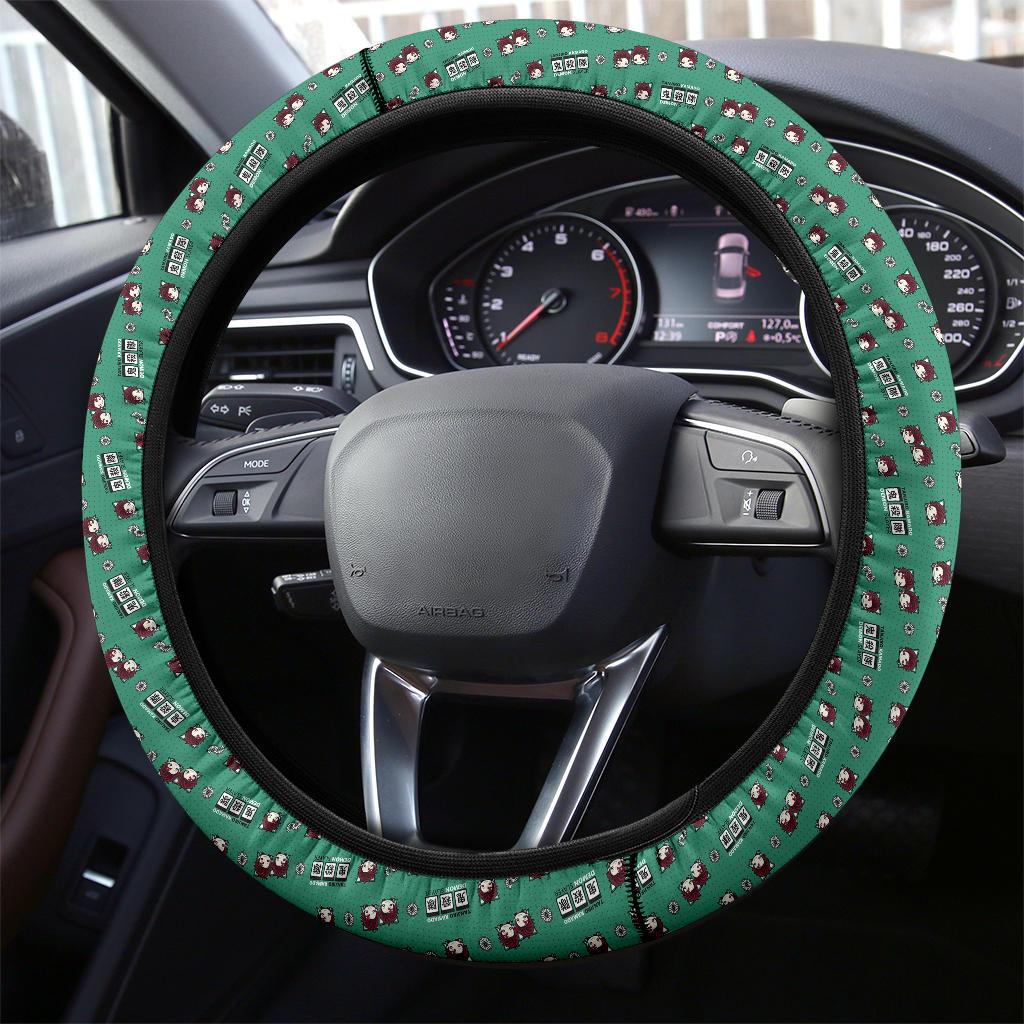 Kamado Tanjiro Demon Slayer Anime Car Steering Wheel Cover 6