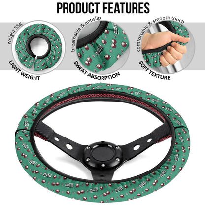 Kamado Tanjiro Demon Slayer Anime Car Steering Wheel Cover 6