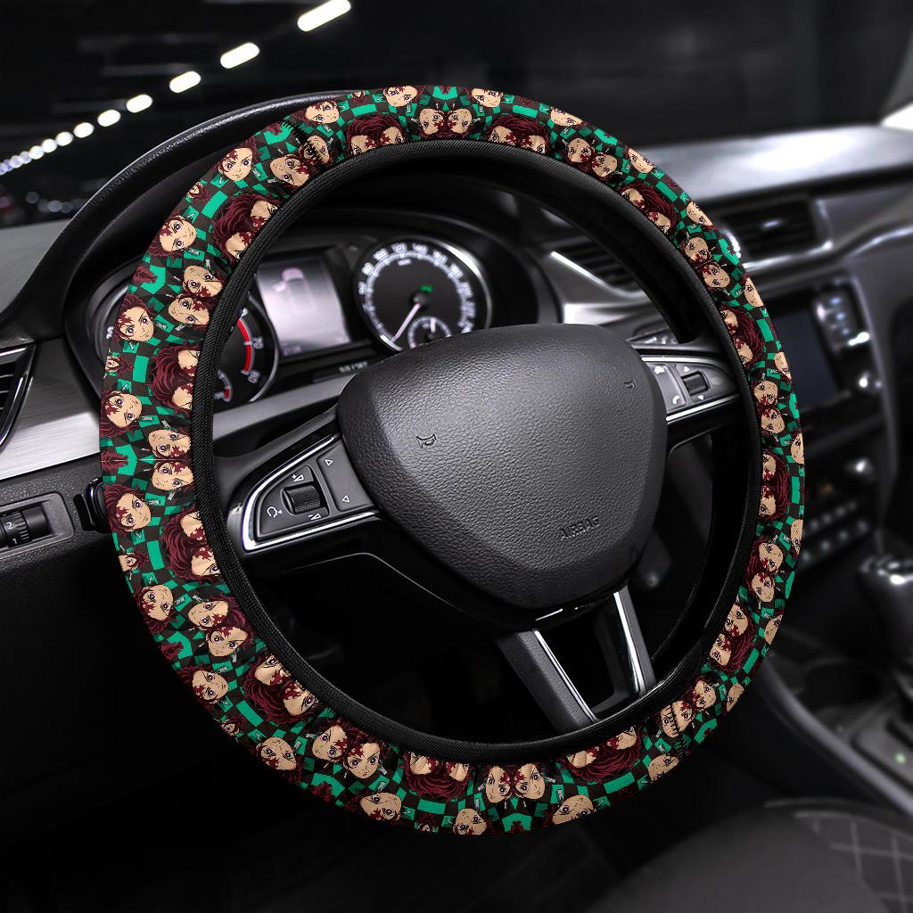 Kamado Tanjiro Demon Slayer Anime Car Steering Wheel Cover 8