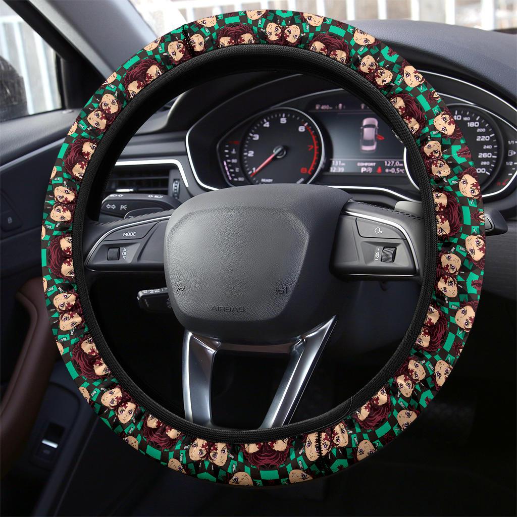Kamado Tanjiro Demon Slayer Anime Car Steering Wheel Cover 8