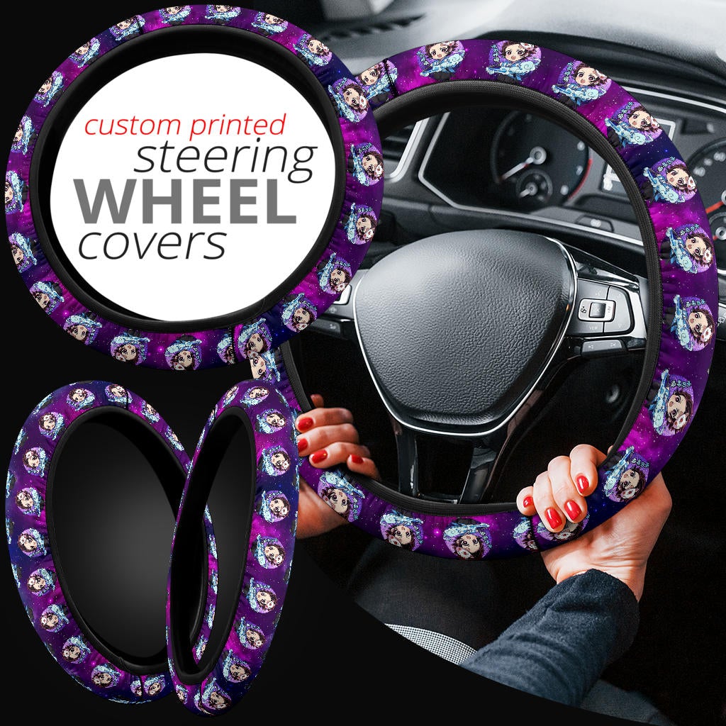 Kamado Tanjiro Demon Slayer Anime Premium Custom Car Steering Wheel Cover 1