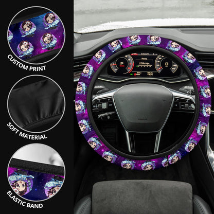Kamado Tanjiro Demon Slayer Anime Premium Custom Car Steering Wheel Cover 1