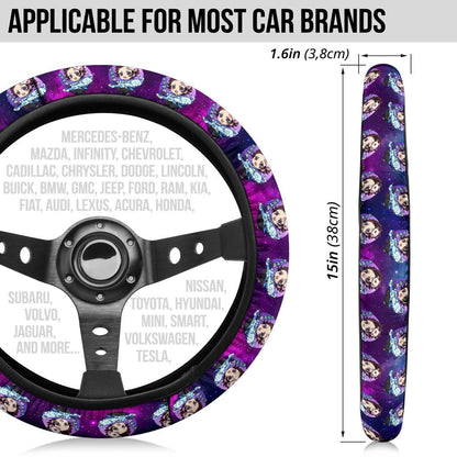Kamado Tanjiro Demon Slayer Anime Premium Custom Car Steering Wheel Cover 1