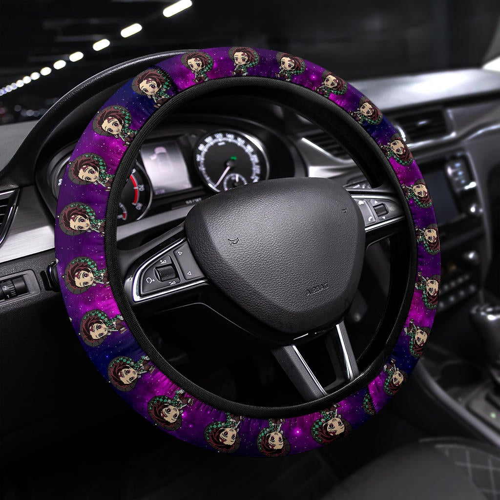 Kamado Tanjiro Demon Slayer Anime Premium Custom Car Steering Wheel Cover 2