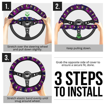 Kamado Tanjiro Demon Slayer Anime Premium Custom Car Steering Wheel Cover 2