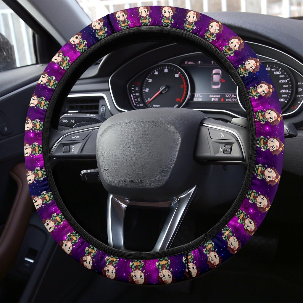 Kamado Tanjiro Demon Slayer Anime Premium Custom Car Steering Wheel Cover 3