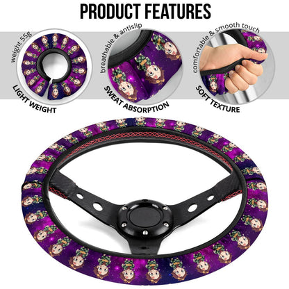 Kamado Tanjiro Demon Slayer Anime Premium Custom Car Steering Wheel Cover 3