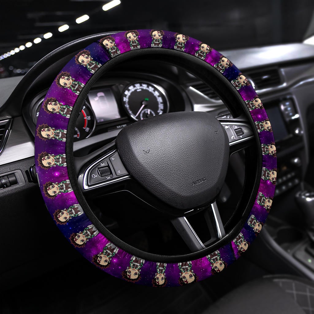 Kamado Tanjiro Demon Slayer Anime Premium Custom Car Steering Wheel Cover 4