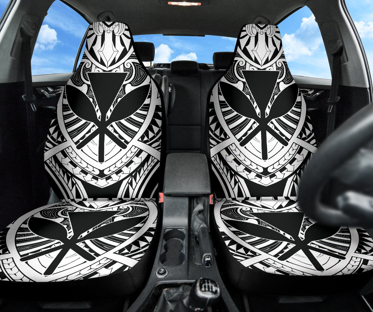 Kanaka Maoli Hawaiian Logo Car Seat Covers Car Accessories Ci220421-05