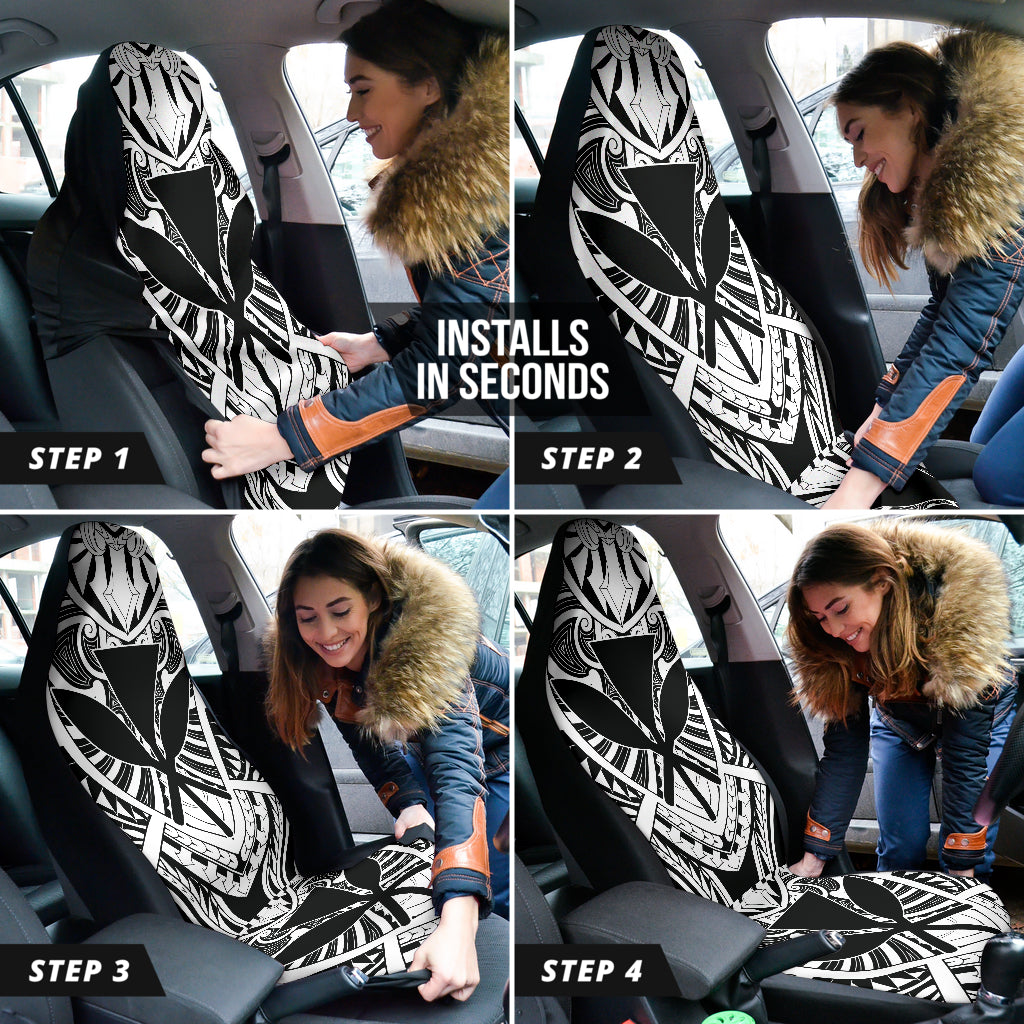 Kanaka Maoli Hawaiian Logo Car Seat Covers Car Accessories Ci220421-05