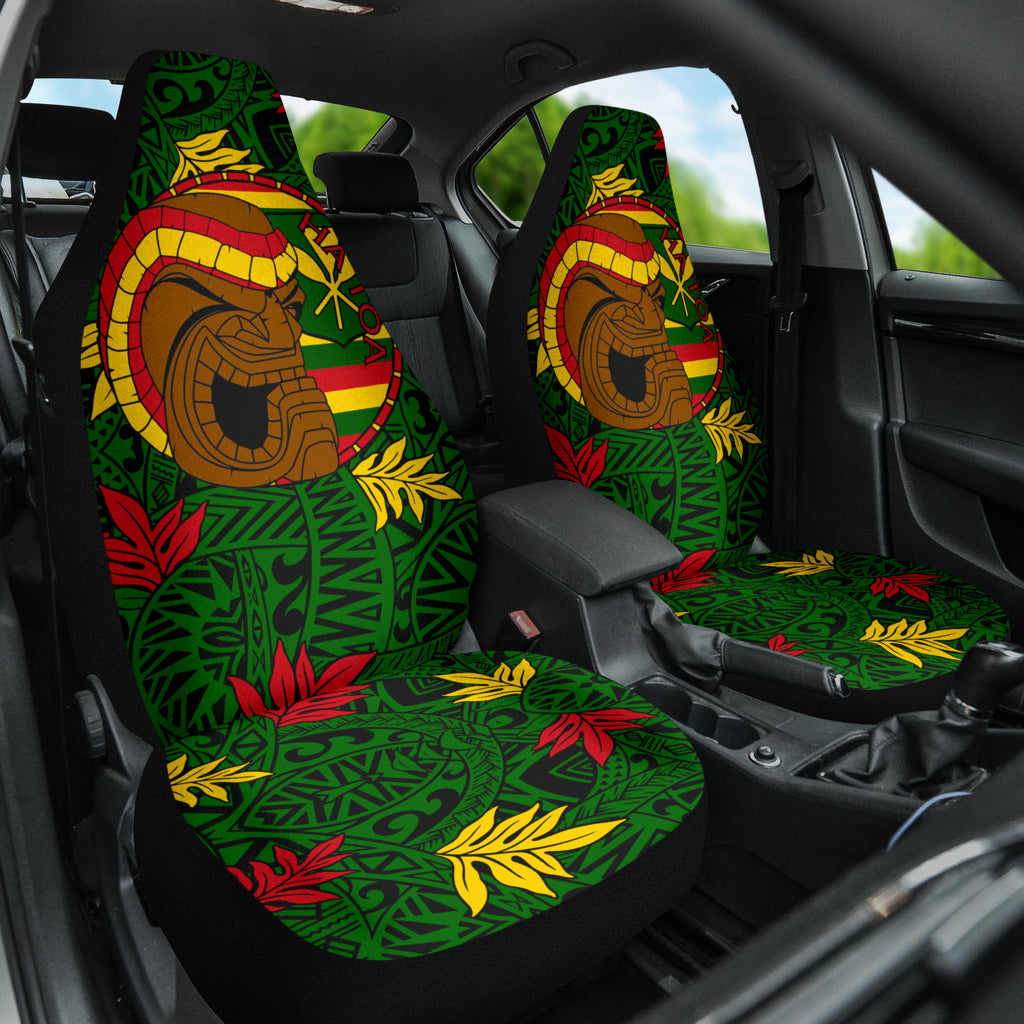 Kanaka Maoli Hawaiian Logo Car Seat Covers Car Accessories Ci220421-04