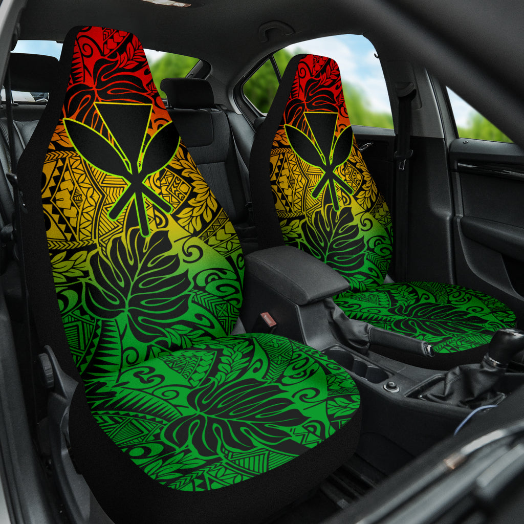 Kanaka Maoli Hawaiian Logo Car Seat Covers Car Accessories Ci220421-03