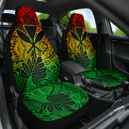 Kanaka Maoli Hawaiian Logo Car Seat Covers Car Accessories Ci220421-03