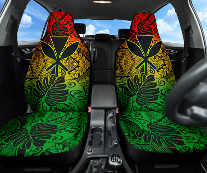 Kanaka Maoli Hawaiian Logo Car Seat Covers Car Accessories Ci220421-03