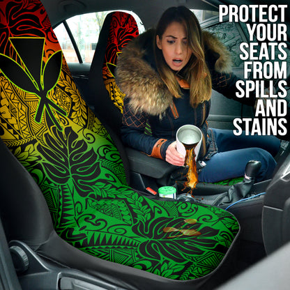 Kanaka Maoli Hawaiian Logo Car Seat Covers Car Accessories Ci220421-03