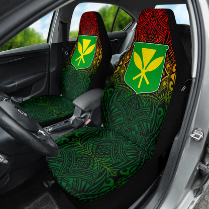 Kanaka Maoli Hawaiian Logo Car Seat Covers Car Accessories Ci220421-02