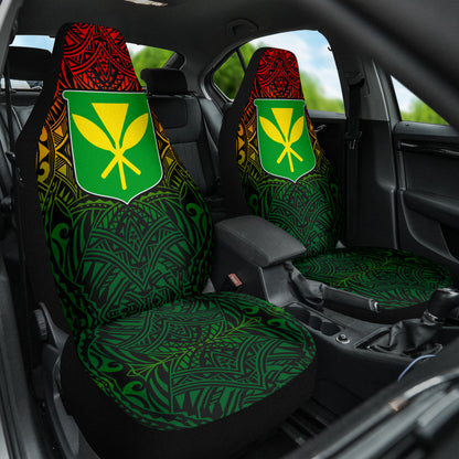 Kanaka Maoli Hawaiian Logo Car Seat Covers Car Accessories Ci220421-02
