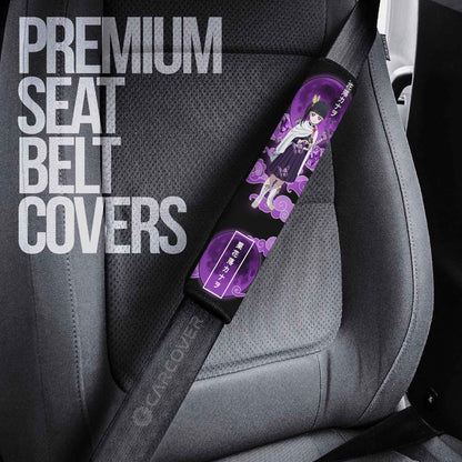 Kanao Tsuyuri Seat Belt Covers Custom Demon Slayer Anime Car Interior Accessories