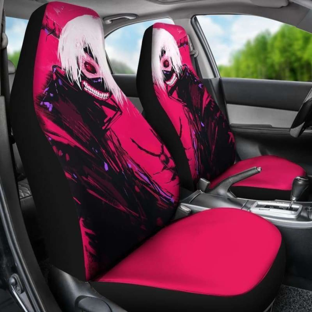 Kaneki Tokyo Ghoul Car Seat Covers Universal Fit 051312
