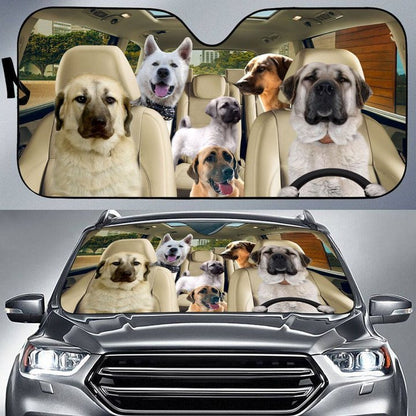 Kangal Car All Over Printed 3D Sun Shade