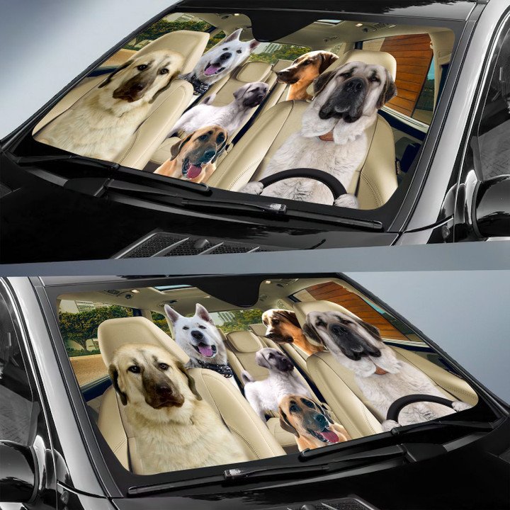Kangal Car All Over Printed 3D Sun Shade