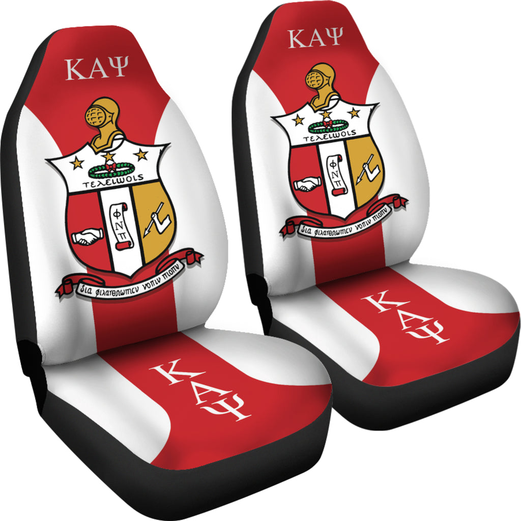Kappa Alpha Psi Fraternities Car Seat Covers Custom For Fans Ci230206-04