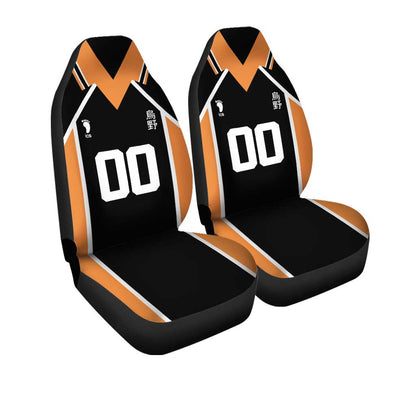 Karasuno Car Seat Covers Personalized Haikyuu Anime Car Accessories