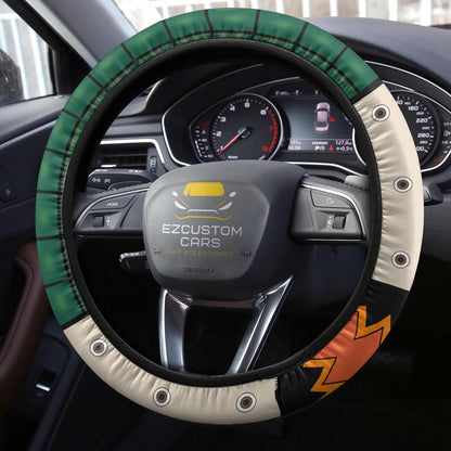 Katsuki Bakugou Anime Steering Wheel Cover Custom Kacchan My Hero Academia Car Anime Accessories