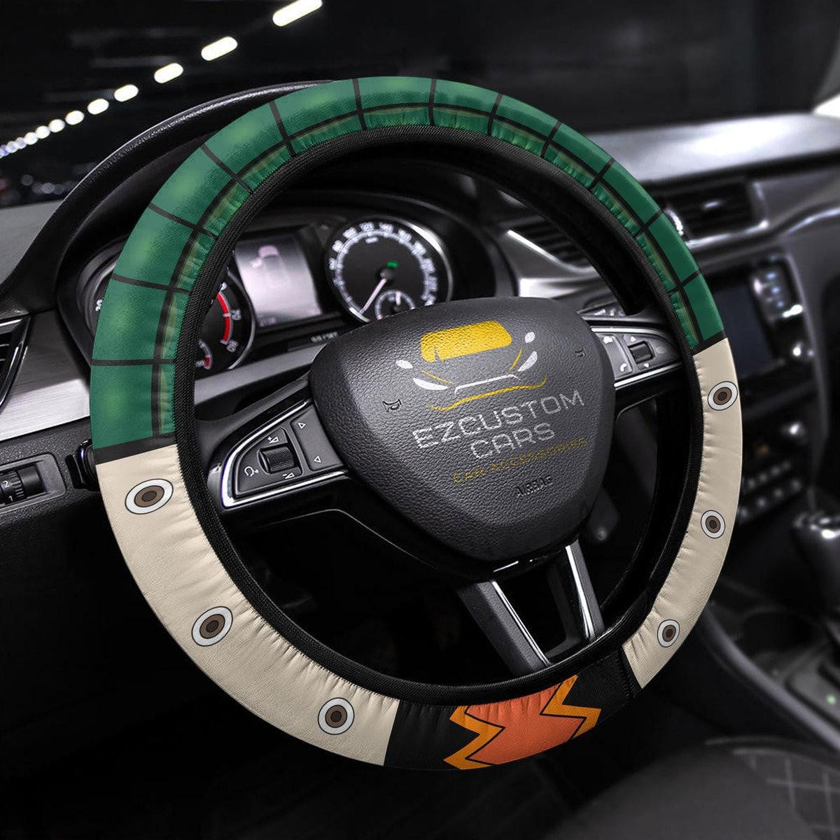 Katsuki Bakugou Anime Steering Wheel Cover Custom Kacchan My Hero Academia Car Anime Accessories