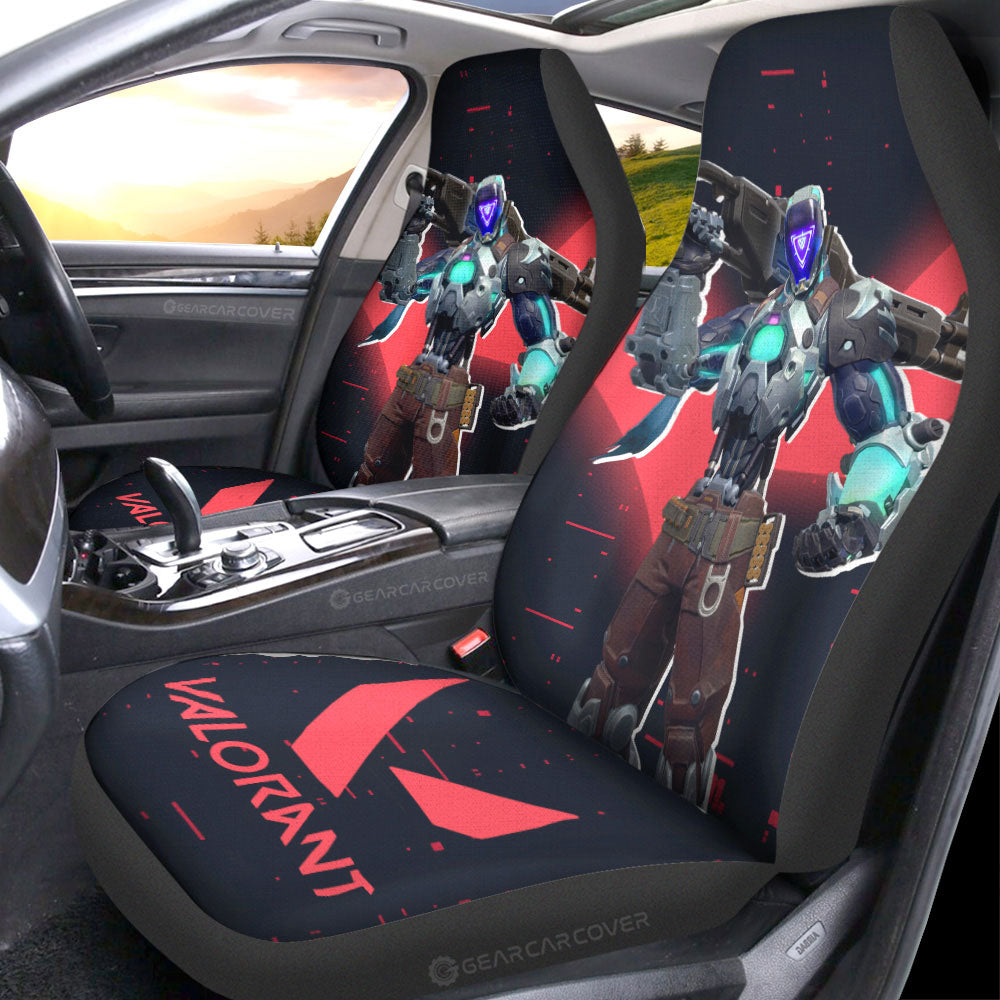 Kay O Car Seat Covers Custom Valorant Agent