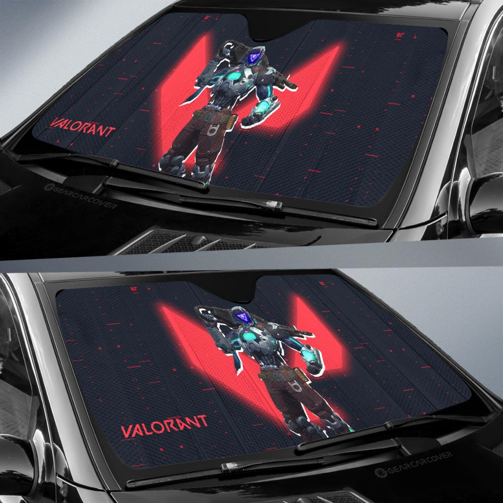 Kay O Car Sunshade Custom Valorant Agent