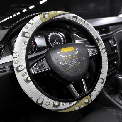 Keiji Akaashi Anime Steering Wheel Cover Custom Haikyuu Anime Car Accessories